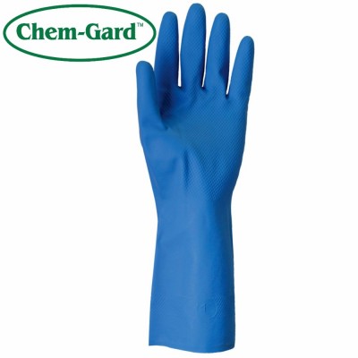 Malaysia high quality industrial rubber gloves safety latex free blue gloves nitrile