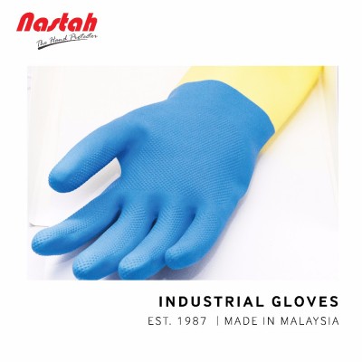 Safety hand gloves eldiven neoprene and latex for industrial use